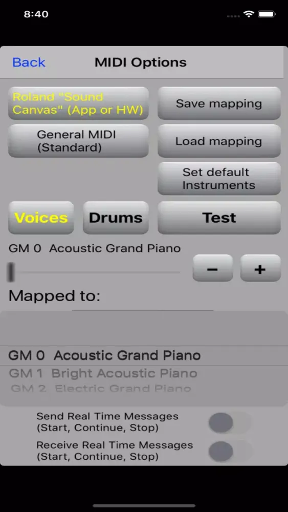 MIDI file player Ekran Görüntüleri