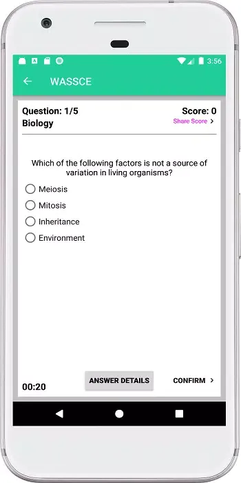 WASSCE Weeglo Screenshots