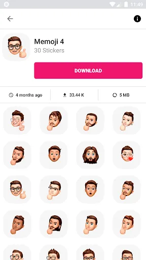 3D Emojis Stickers - WASticker Screenshots
