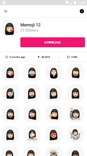 3D Emojis Stickers - WASticker Screenshots