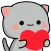 Mochi Peach Cat Stickers