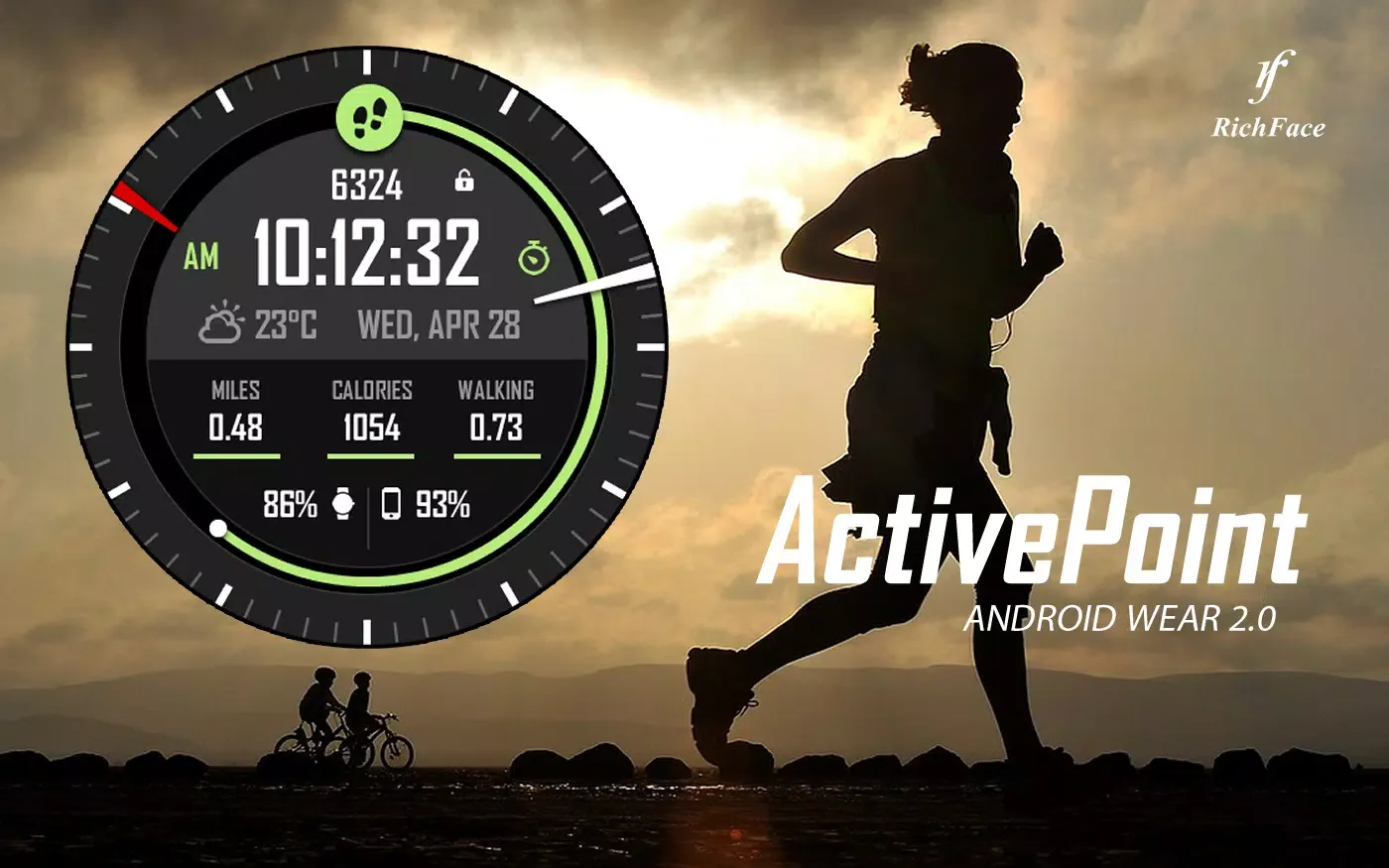 Capturas de pantalla de Active Point Watch Face