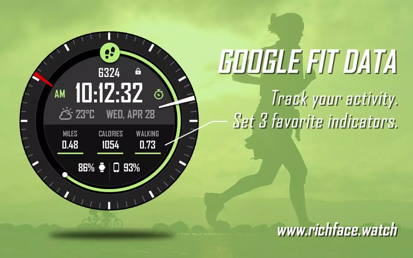 Capturas de pantalla de Active Point Watch Face