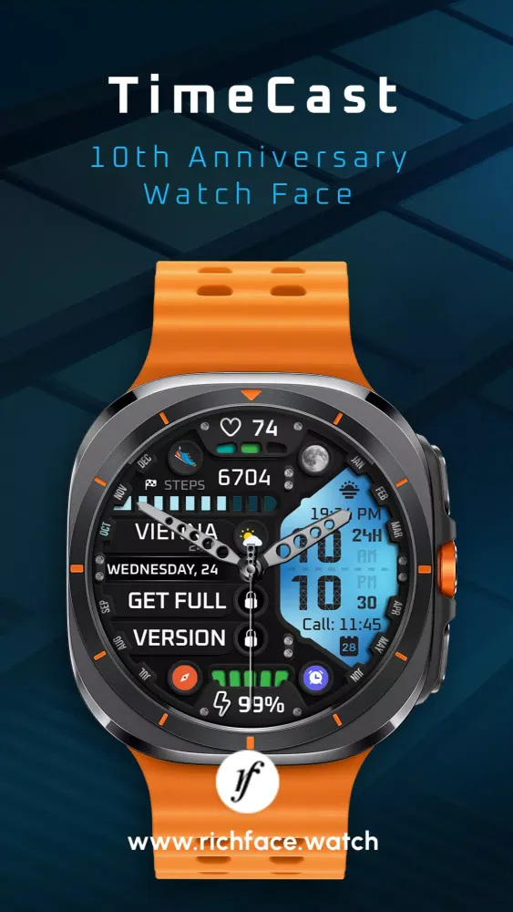 Capturas de pantalla de TimeCast Watch Face Lite