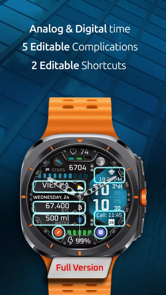 Capturas de pantalla de TimeCast Watch Face Lite