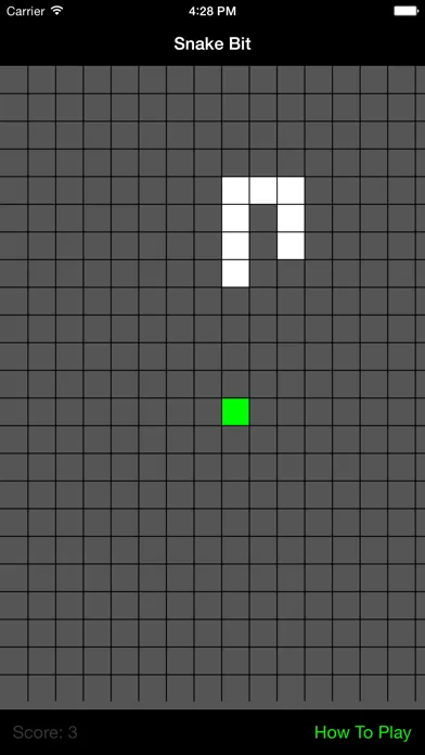 Tangkapan layar Snake Bit