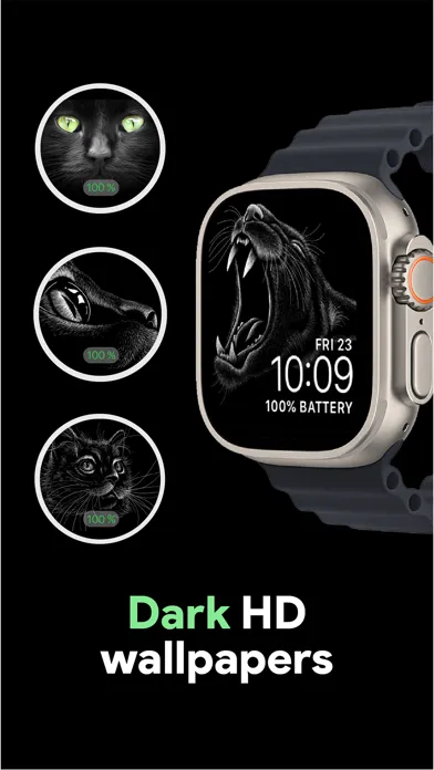 Watch Faces Wallpaper App スクリーンショット