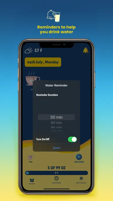 Zrzuty ekranu # 1 Water App & Daily Tracker