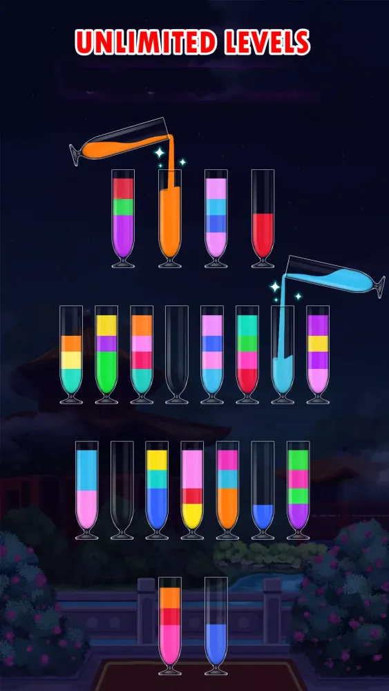 Capturas de pantalla de Color Sort - Water Puzzle