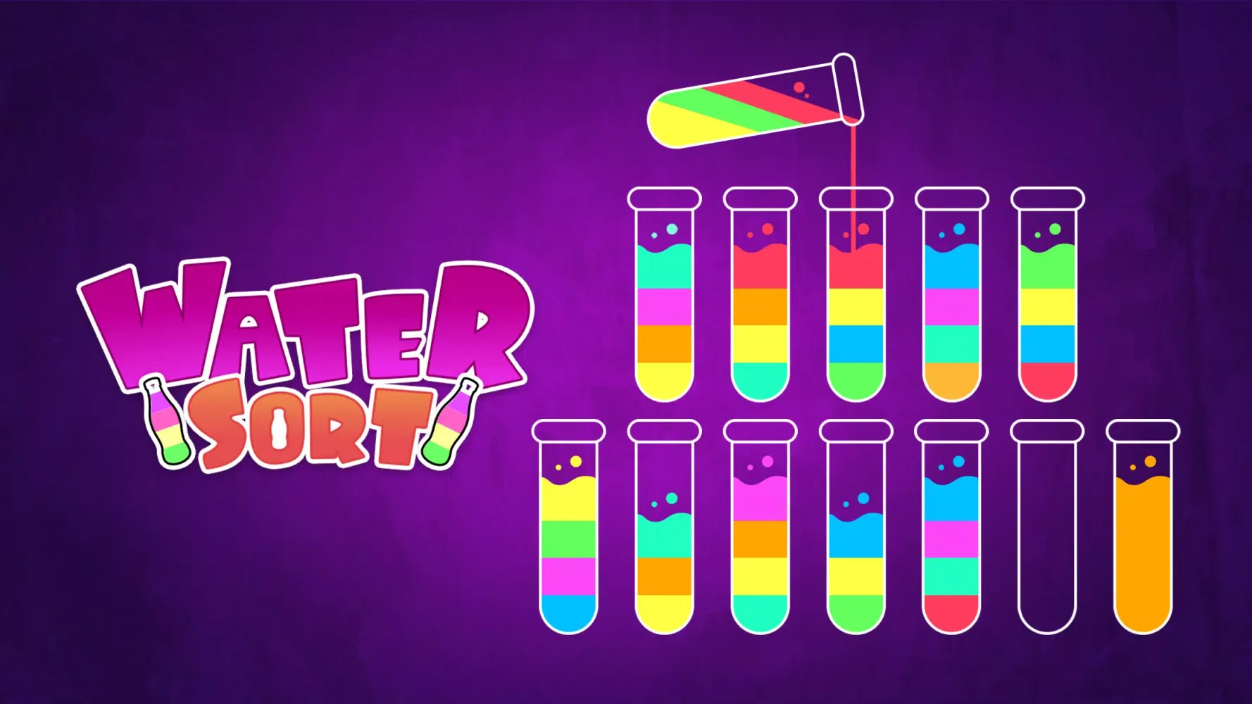 Water Sort سکرین شاٹس