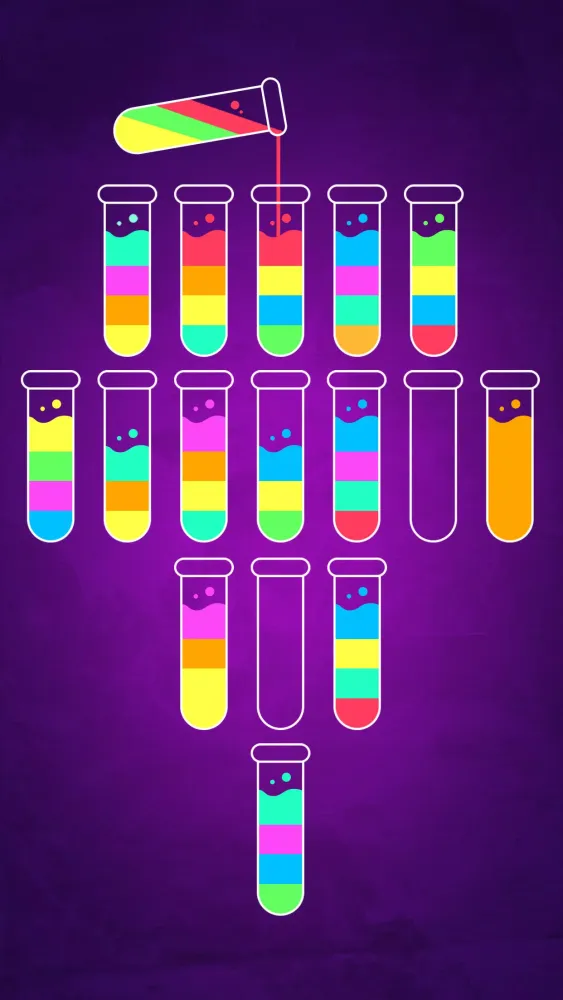 Water Sort سکرین شاٹس