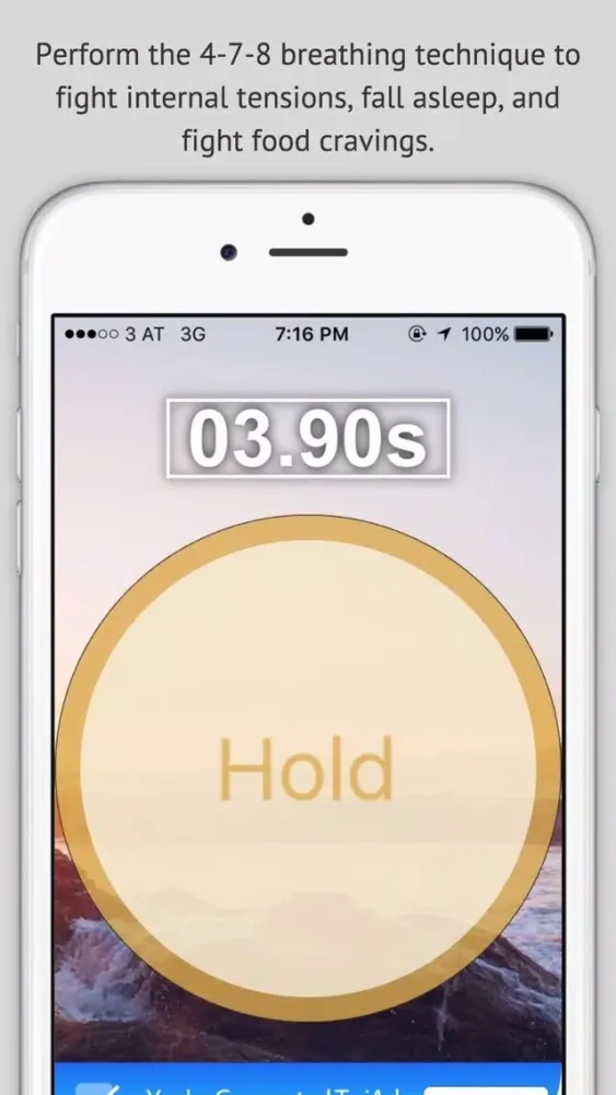 Ảnh chụp màn hình của RelaXhale - Relaxing, Calming breathing exercise to reduce stress [Free]