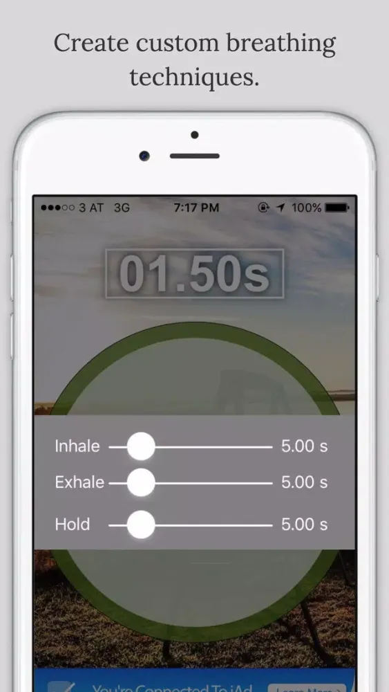 RelaXhale - Relaxing, Calming breathing exercise to reduce stress應用截圖
