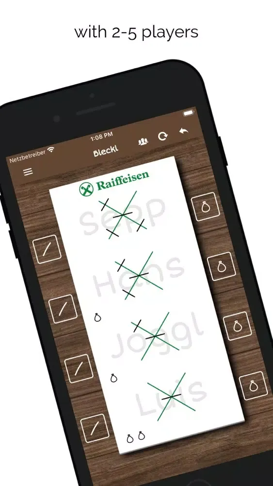 Tangkapan skrin Bleckl - Notebook Watten/Jass