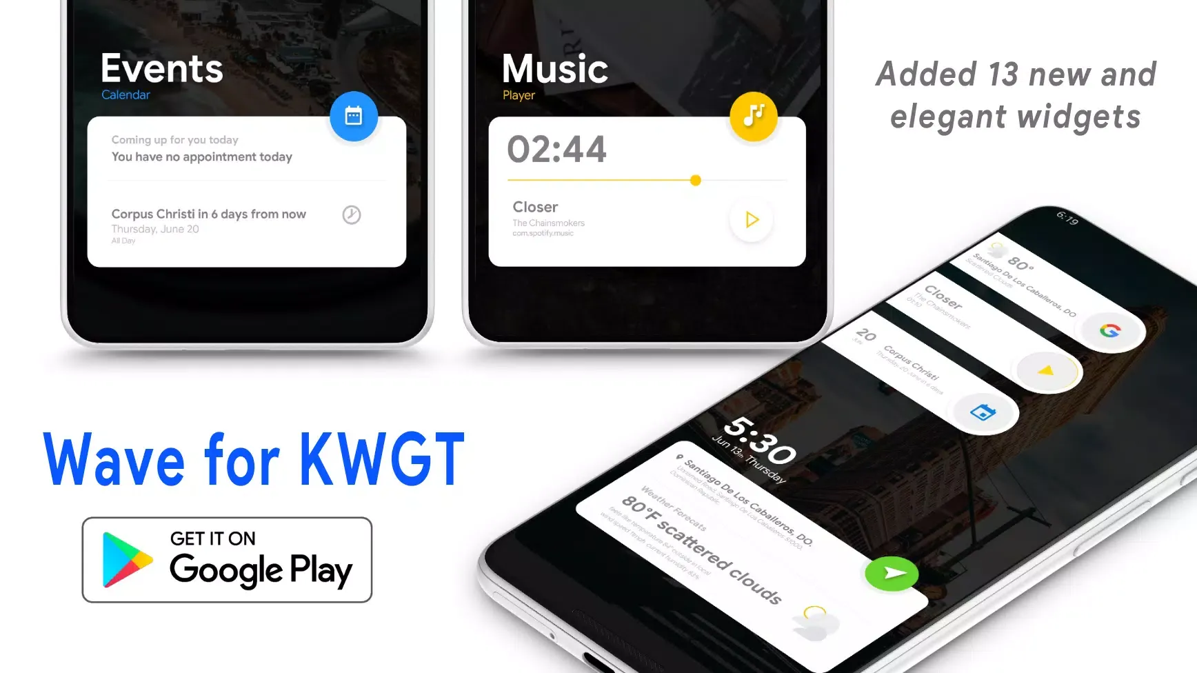 Wave KWGT Screenshots