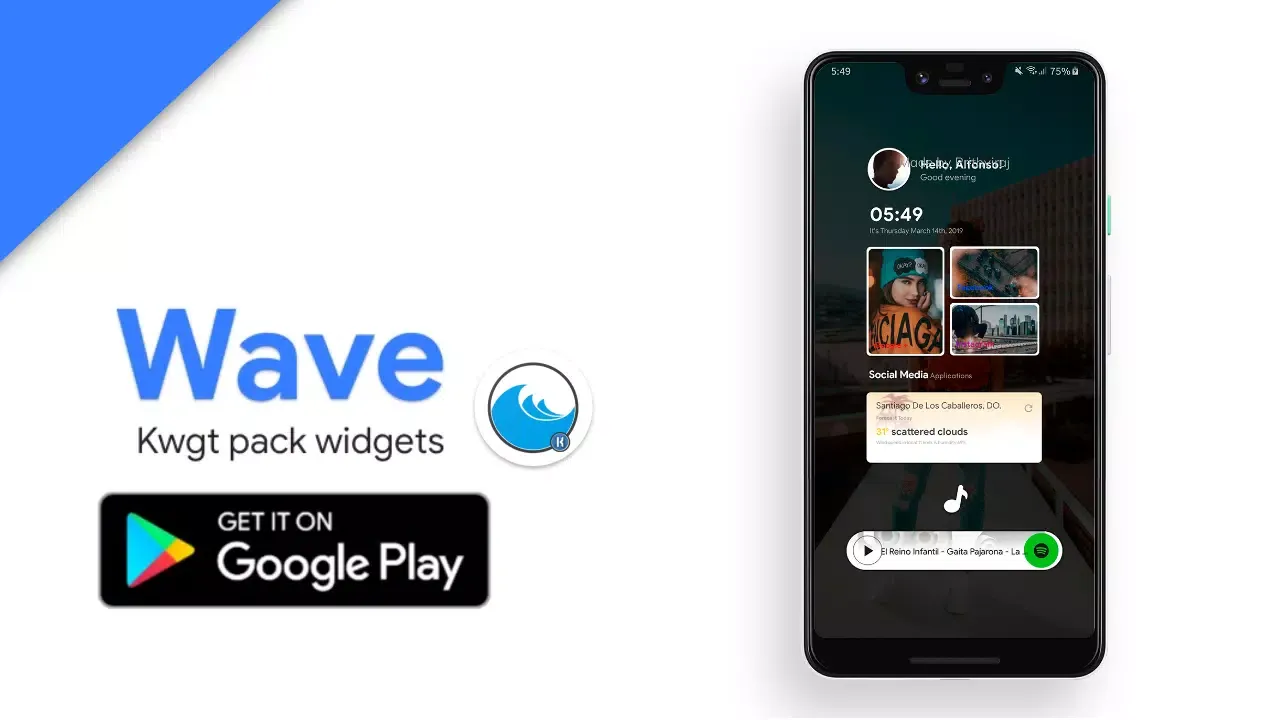 Wave KWGT Screenshots