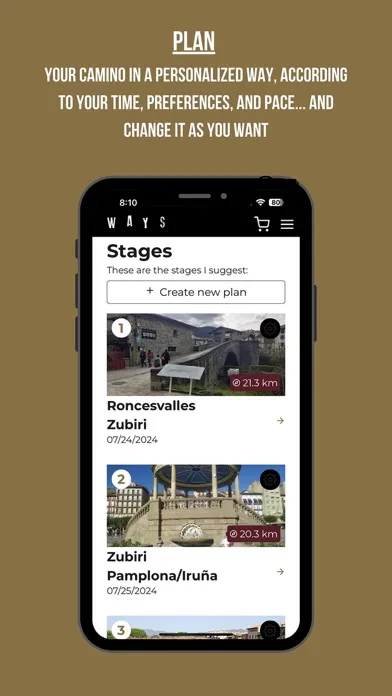 Ways Journeys – Camino سکرین شاٹس