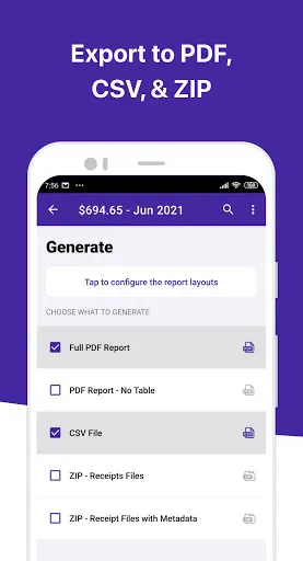 Screenshot di Smart Receipts Plus