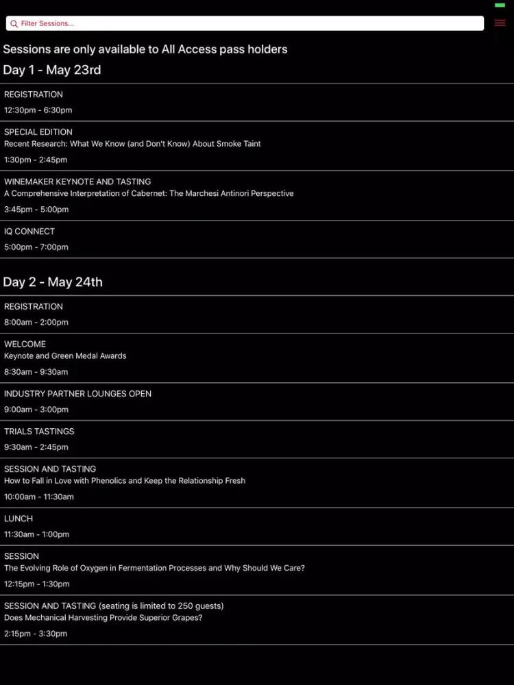 Capturas de pantalla de WBM IQ Companion iPad 
