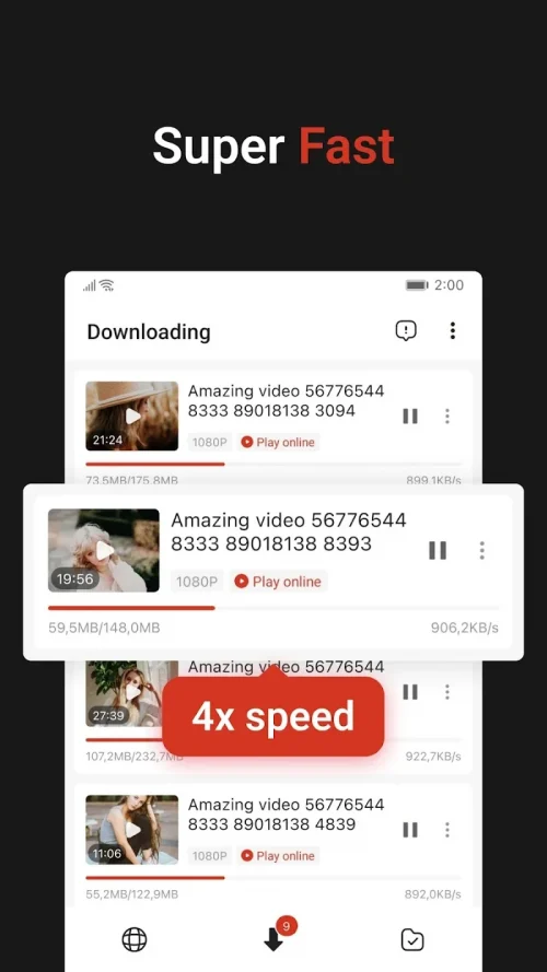 W Video Downloader & Player-screenshot-2