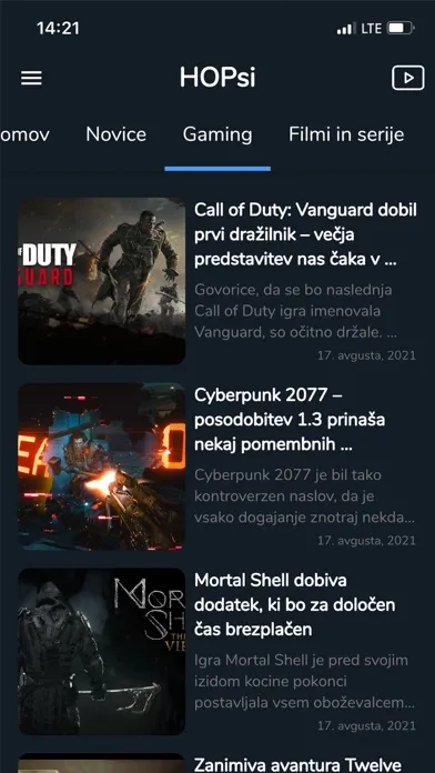 Tangkapan layar HOPsi