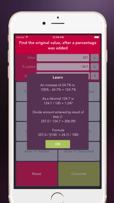 Tangkapan layar Percentage Calculator Free