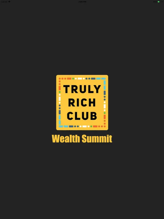 Tangkapan skrin Wealth Summit iPad 
