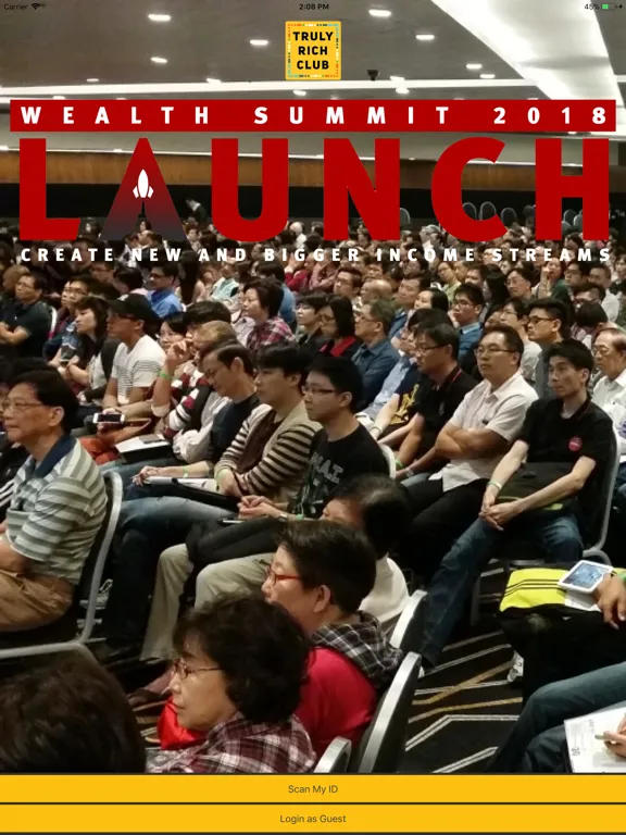 Tangkapan skrin Wealth Summit iPad 