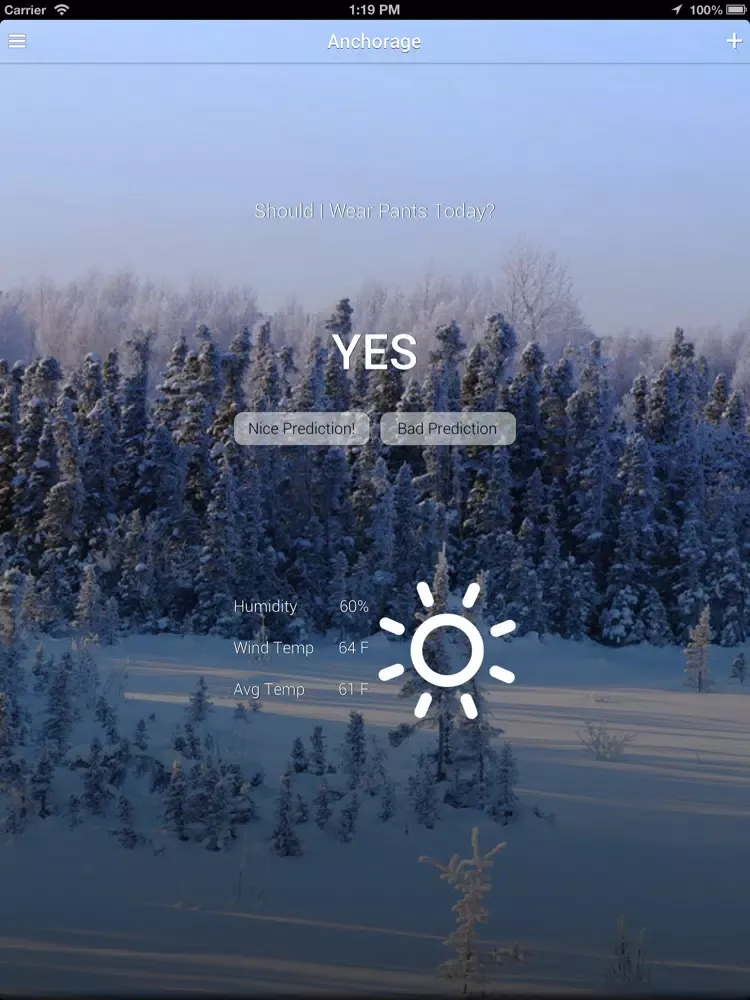 Should I Wear Pants Today? iPad  スクリーンショット