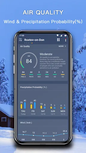 Capturas de tela do Accurate Weather App PRO