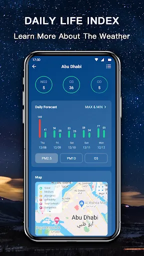 Capturas de tela do Accurate Weather App PRO