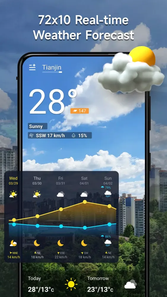 Captures d'écran de Weather
