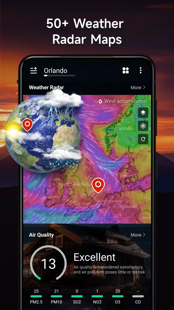 Captures d'écran de Weather