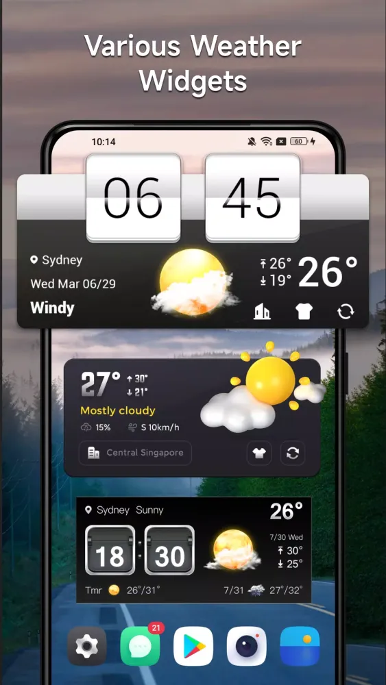 Captures d'écran de Weather
