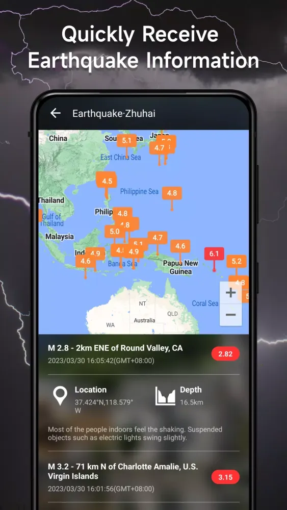 Captures d'écran de Weather
