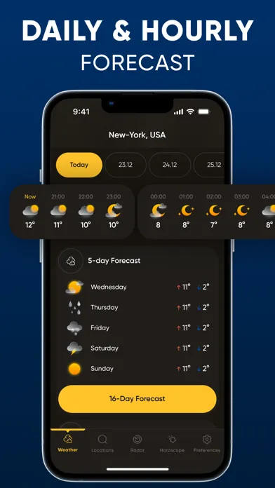 Скриншоты Weather Radar & Local Forecast