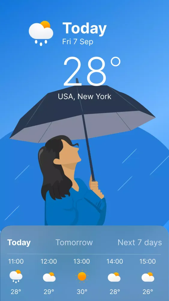 ภาพหน้าจอของ Local Weather App & Live Radar