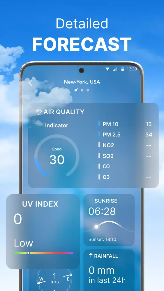 ภาพหน้าจอของ Local Weather App & Live Radar