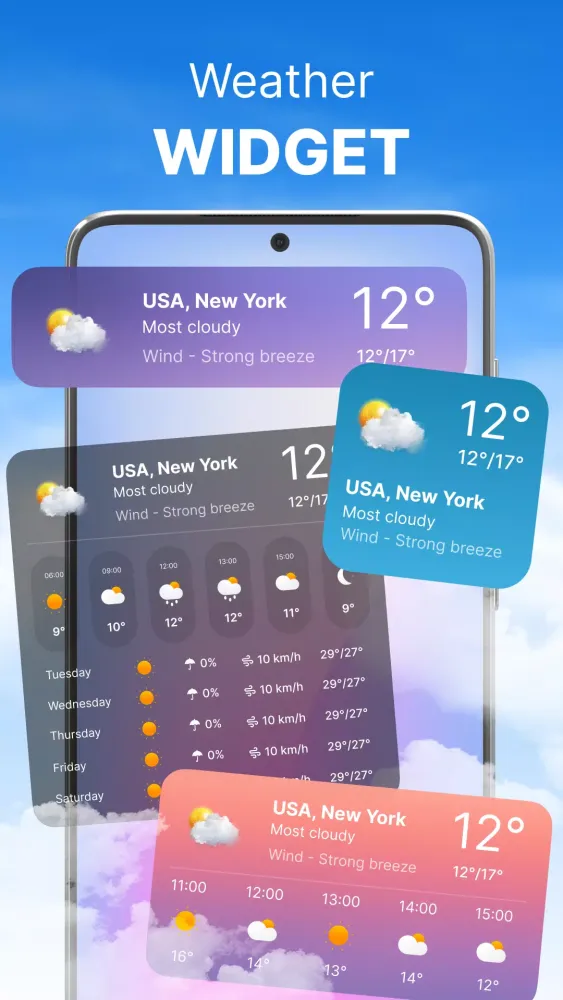 ภาพหน้าจอของ Local Weather App & Live Radar