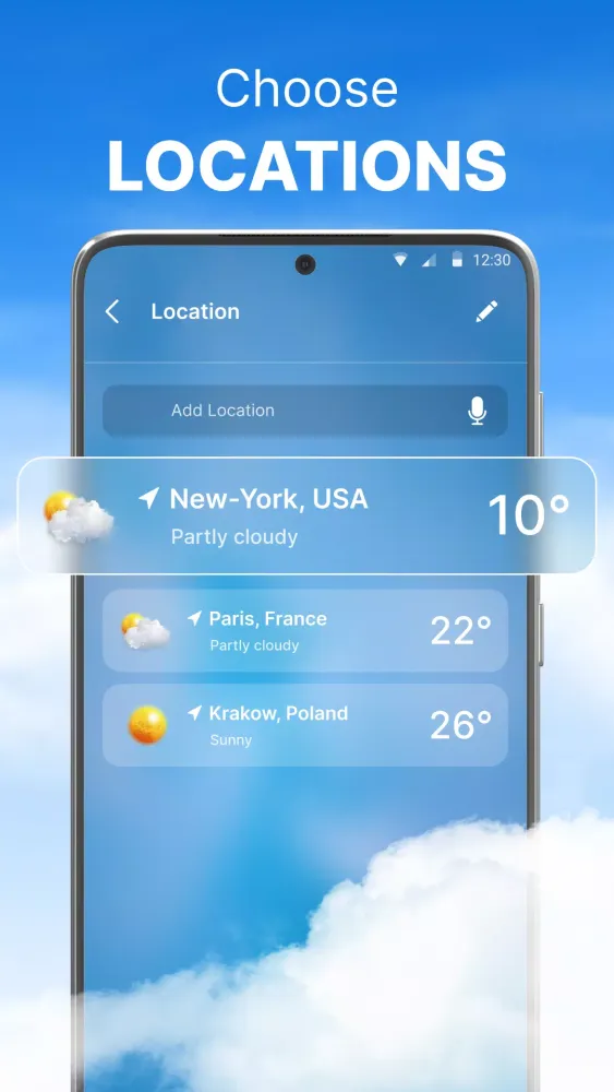 ภาพหน้าจอของ Local Weather App & Live Radar