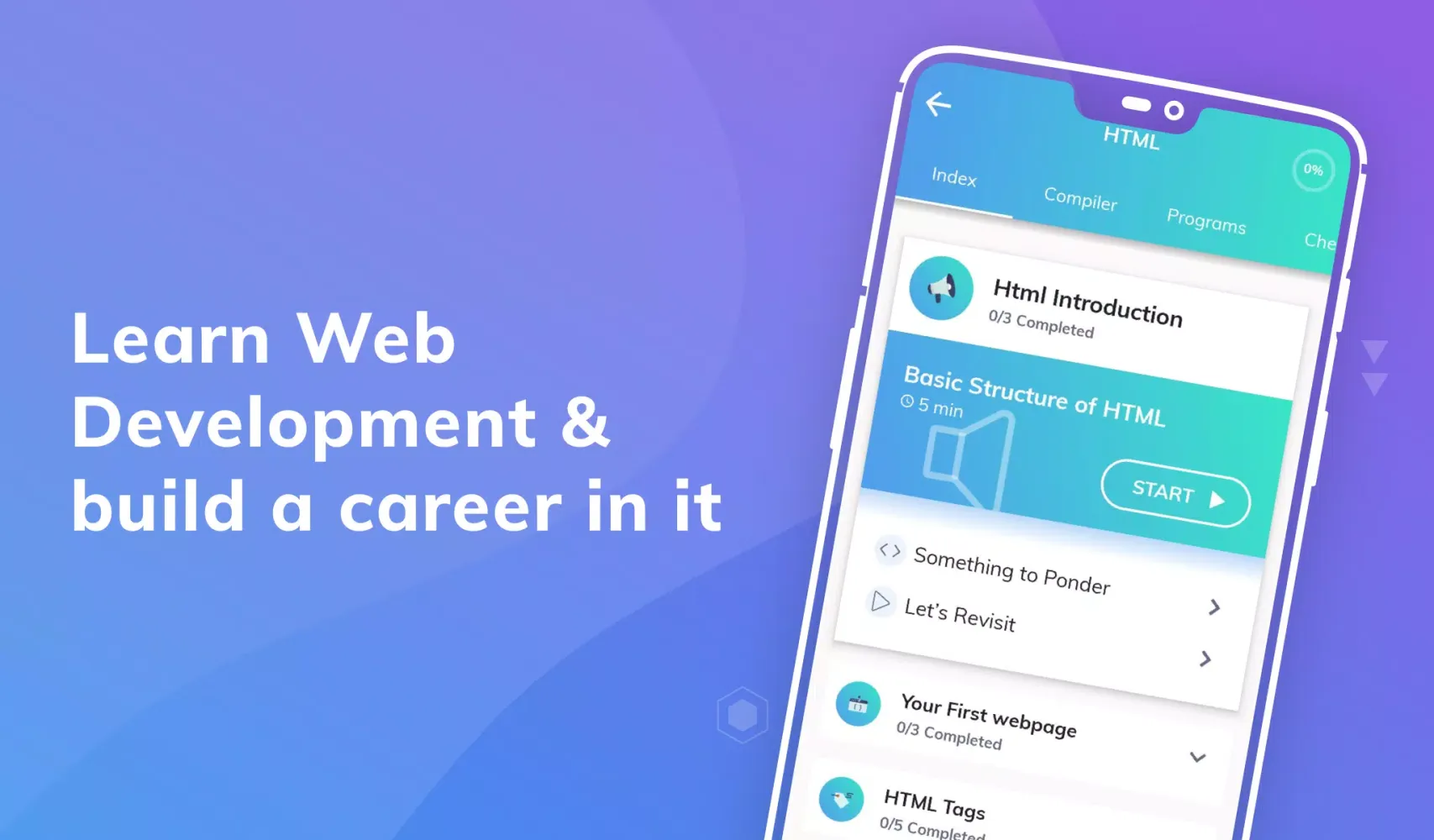 Learn Web Development Screenshots