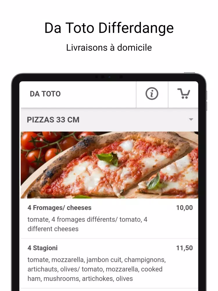 Скриншоты Da Toto Differdange iPad 