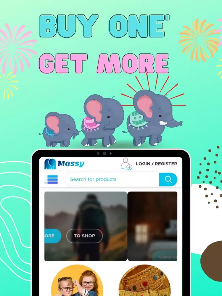 Massy - Online Bargain App iPad  스크린샷