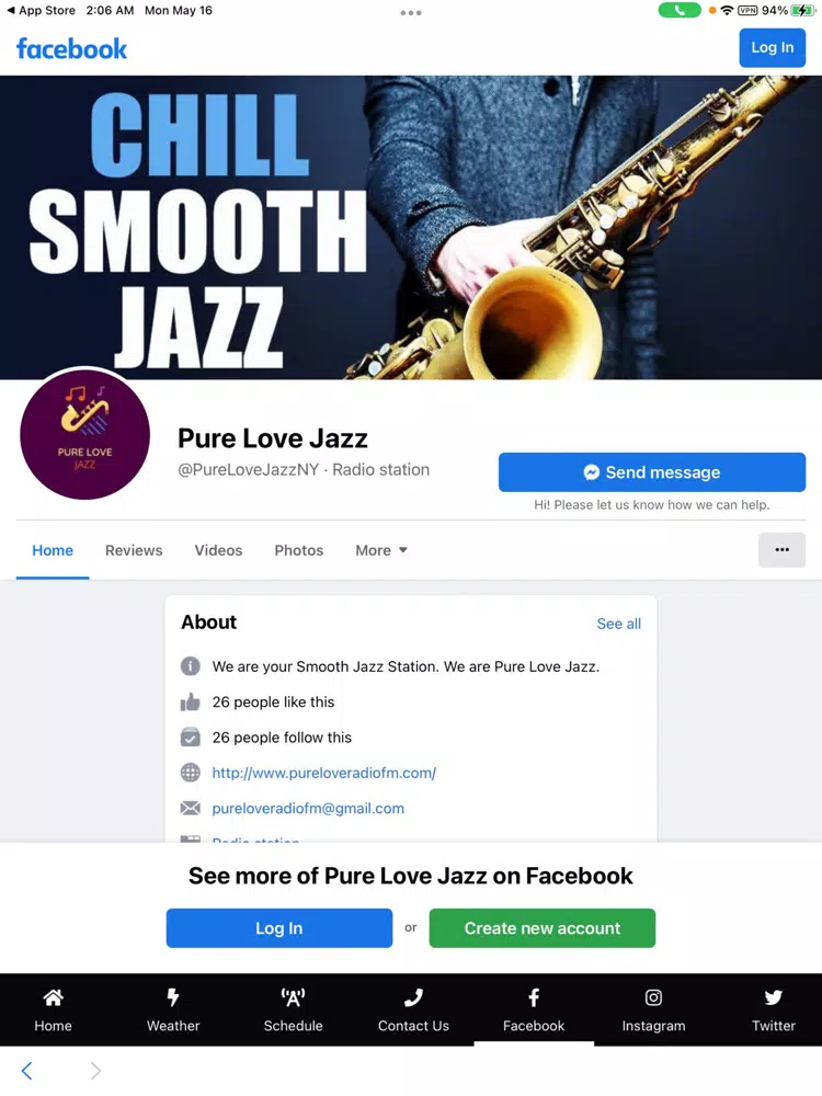 Tangkapan layar Pure Love Jazz iPad 