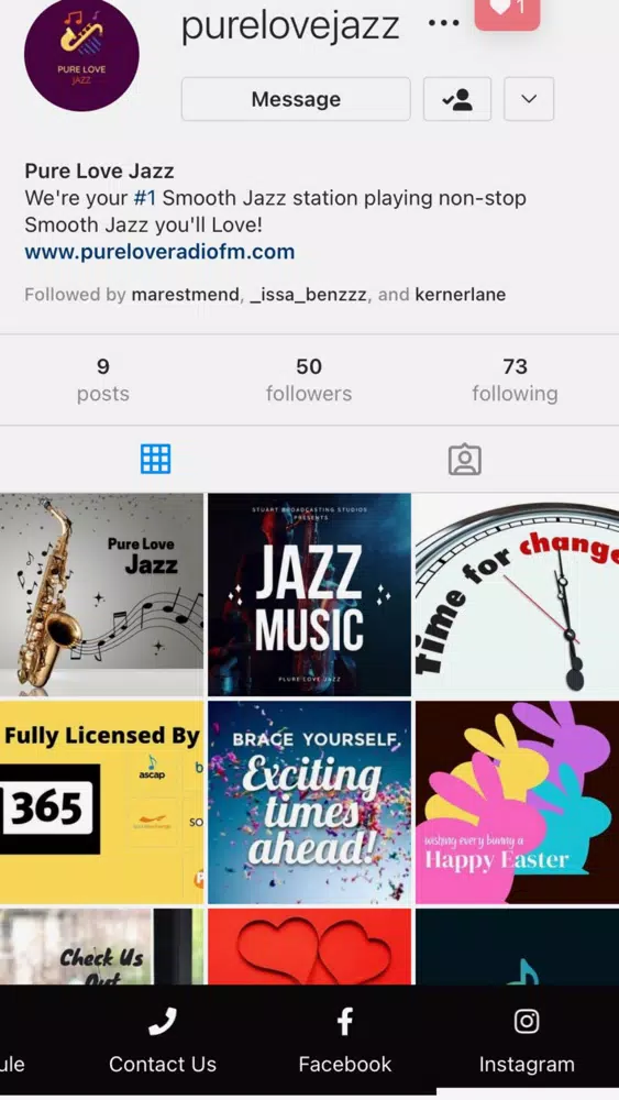 Tangkapan layar Pure Love Jazz