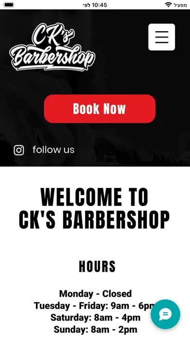CKs Barbershop Ekran Görüntüleri