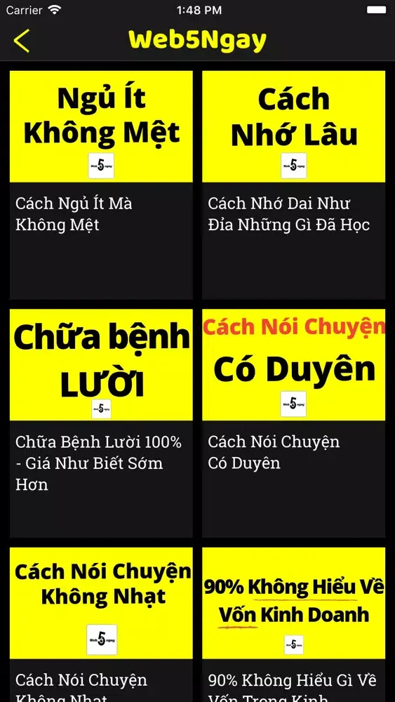 Web5ngay سکرین شاٹس