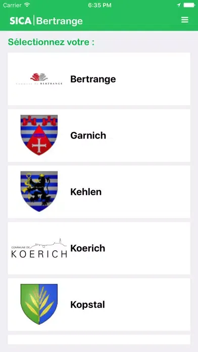 SICA Kehlen スクリーンショット