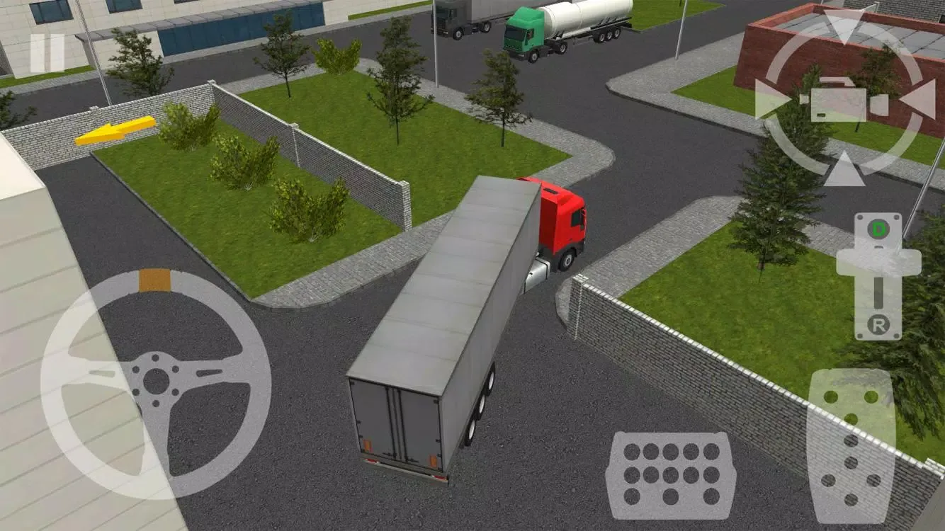 Screenshot di Semi Driver Trailer Parking 3D