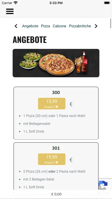 Capturas de tela do Pizza Sofort in Karlsruhe